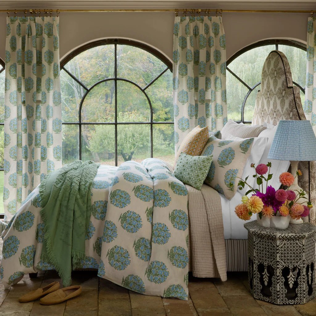 Vani Leaf Duvet Set | John Robshaw Bedding at Fig Linens and Home 4
