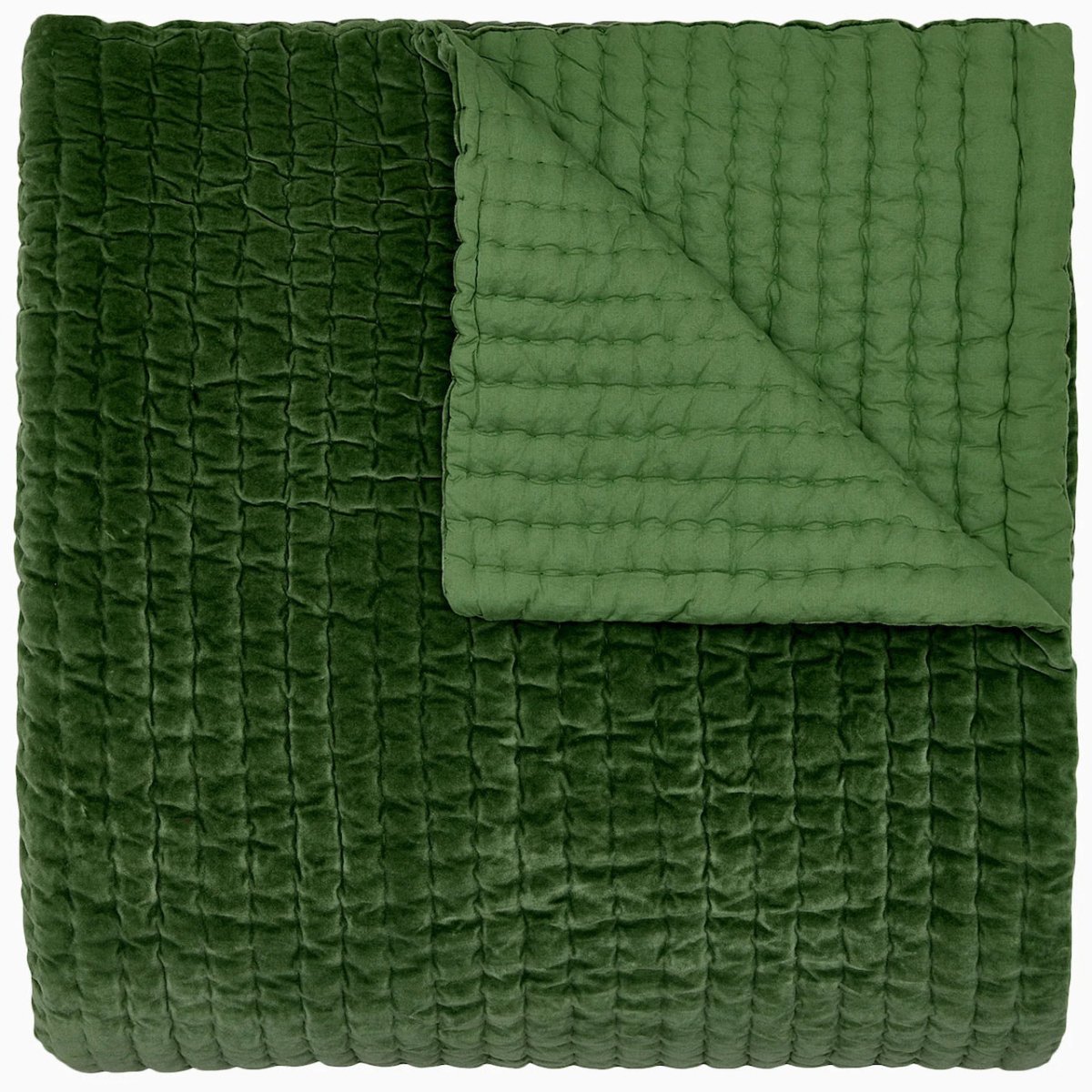 John Robshaw Velvet Moss Quilts at Fig Linens and Home