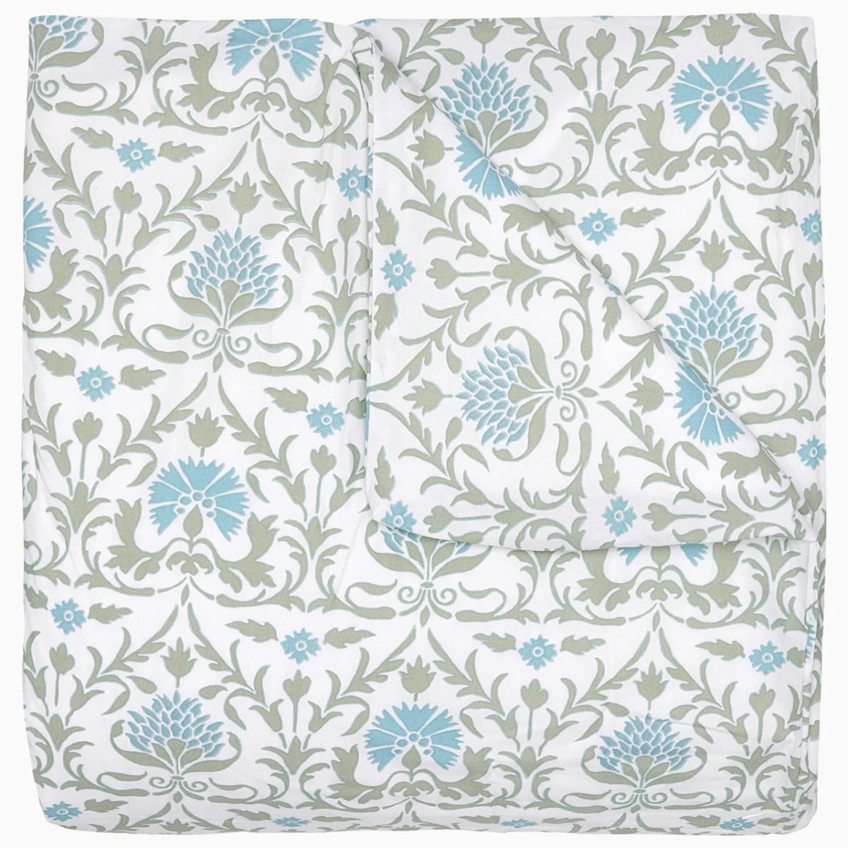 Duvet Cover - John Robshaw Textiles Vidya Leaf Organic Cotton Bedding at Fig Linens and Home