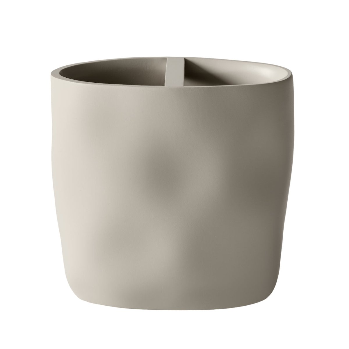 Brush Cup - Montecito Putty Bath Accessories by Kassatex | Fig Linens and Home