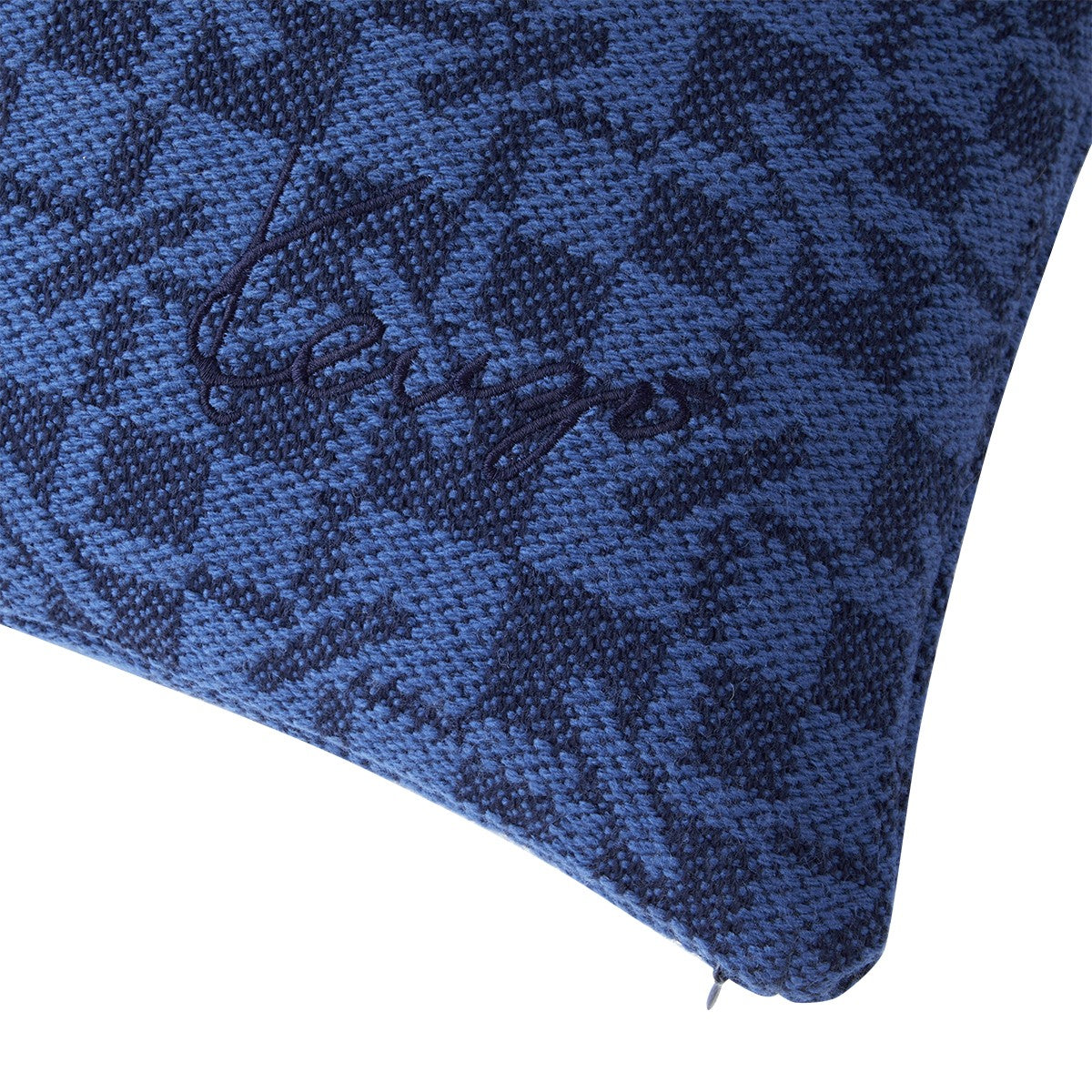 K Monogram Marine Decorative Pillow by Kenzo Paris