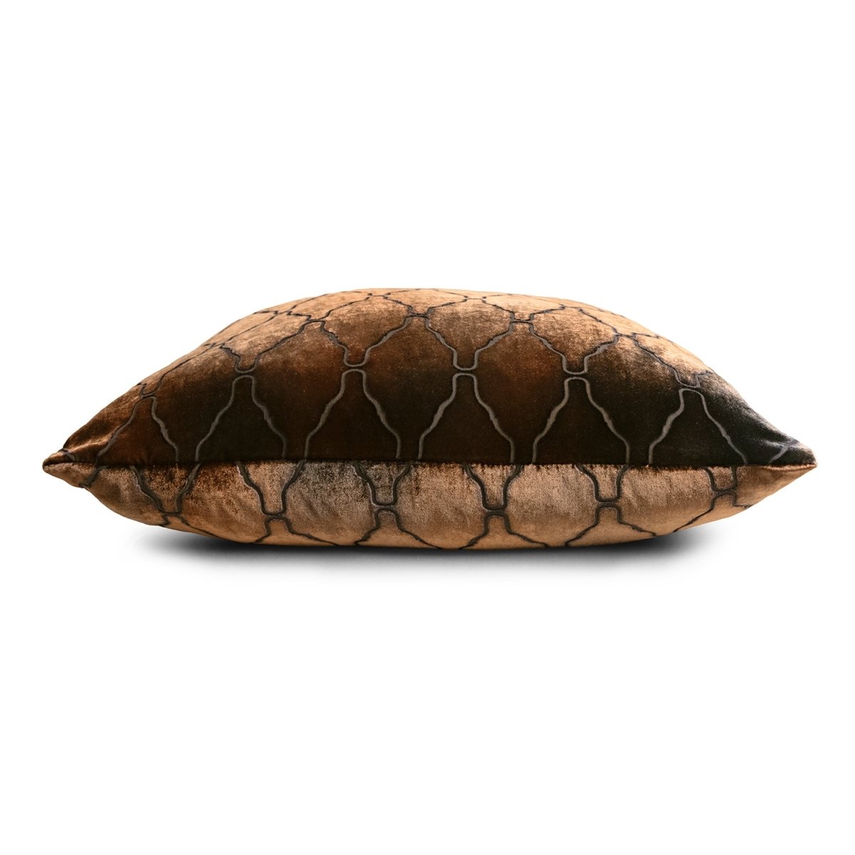 Arches Velvet Burnout Pillow Copper Ivy Kevin O'Brien 14x20 Copper Ivy at FIG LINENS AND HOME 4