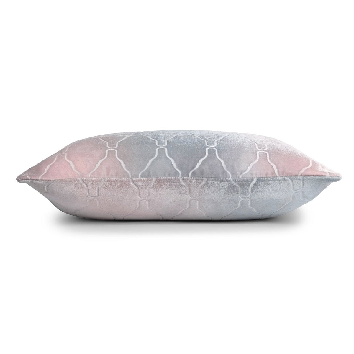 Arches Velvet Burnout Pillow Moonstone Kevin O'Brien 14x20 Moonstone at FIG LINENS AND HOME 4