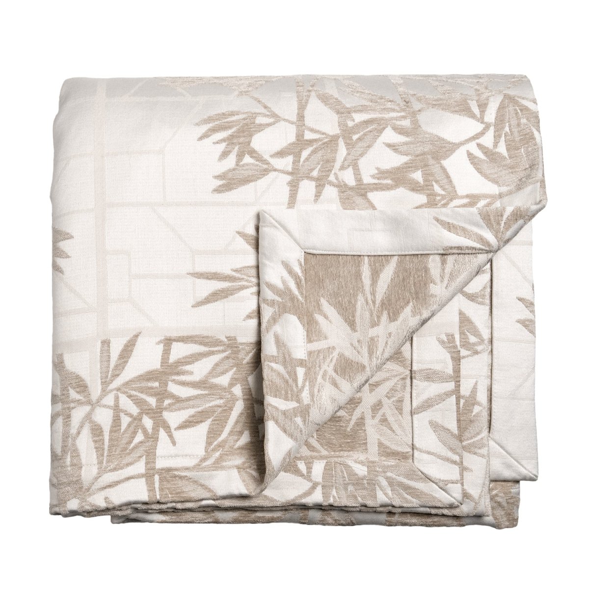 King Coverlet - Kevin O'Brien Bamboo Taupe Bedding at Fig Linens and Home