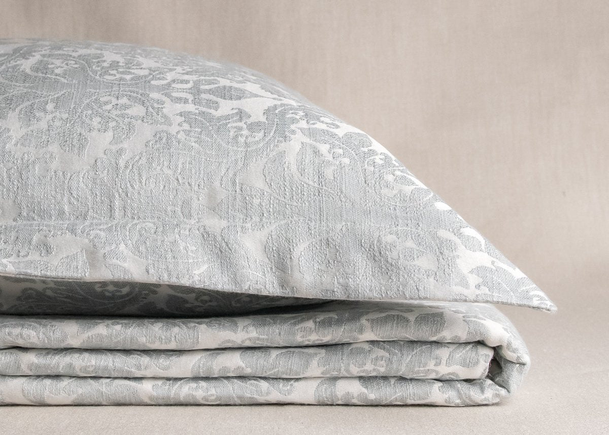 Baroque Platinum Coverlets by Kevin O'Brien Studio | Bedding at Fig Linens and Home