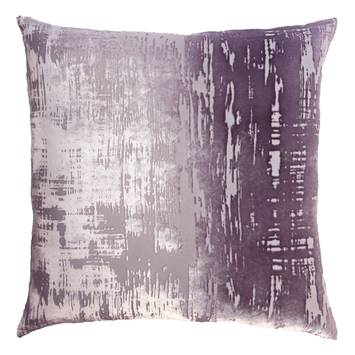 Brushstroke Velvet Burnout Decorative Throw Pillows Thistle | Kevin O'Brien at Fig Linens and Home 1