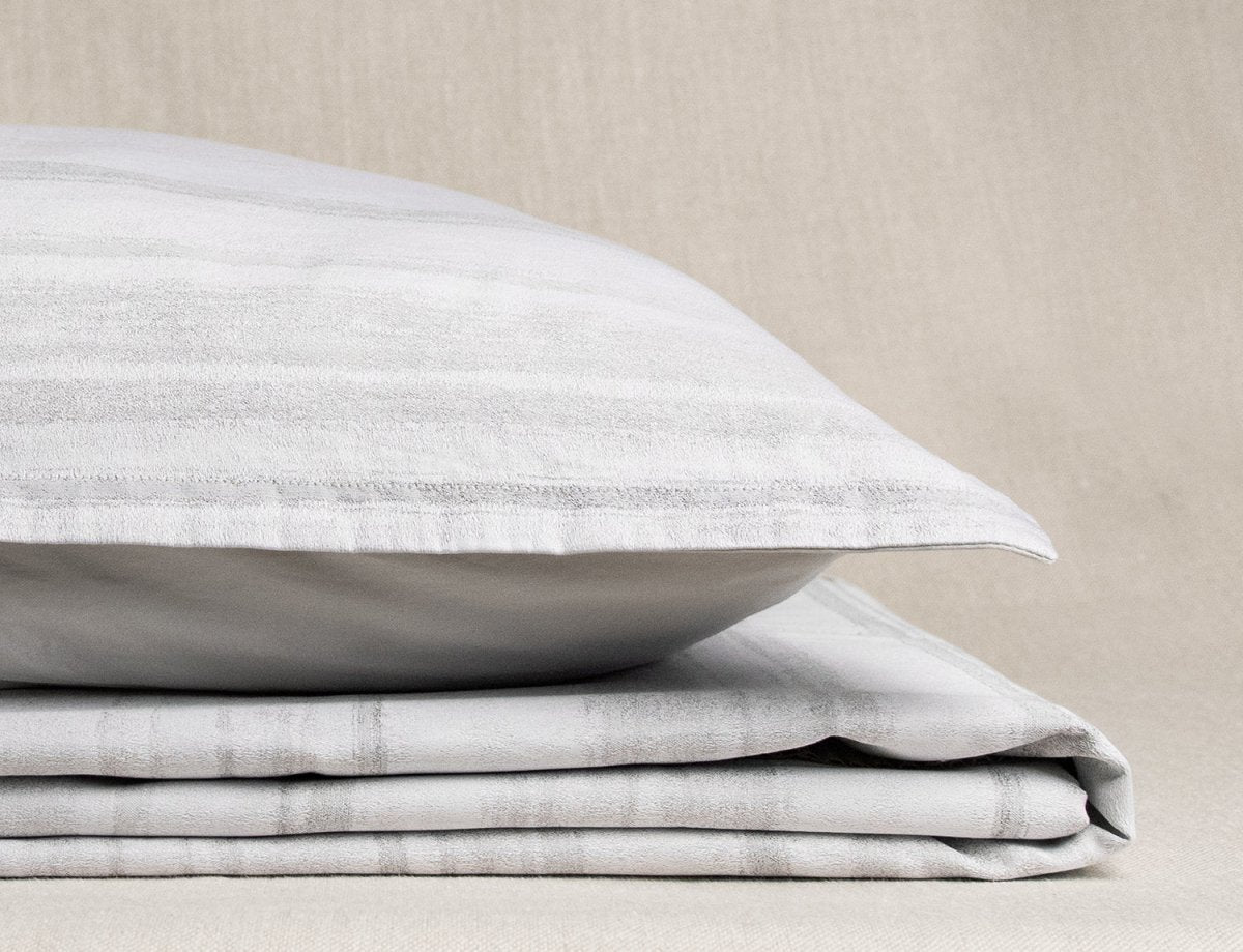 Mirage Silver Bedding by Kevin O'Brien Studio at Fig Linens and Home