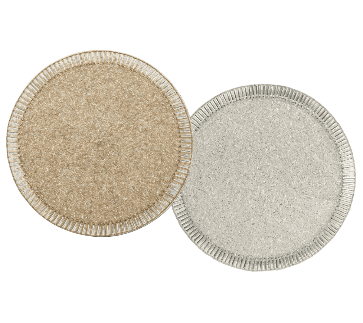 Bevel Placemats Set of 4 by Kim Seybert at Fig Linens and Home - Lifestyle 2