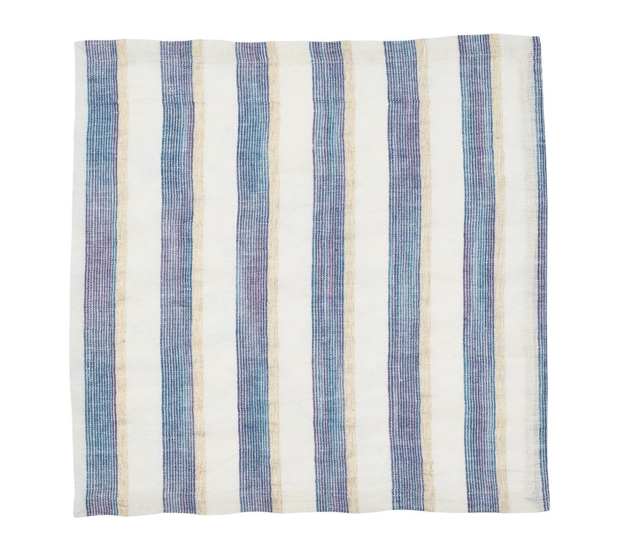 Broad Stripe Napkins in Blue & White by Kim Seybert at Fig Linens and Home 1