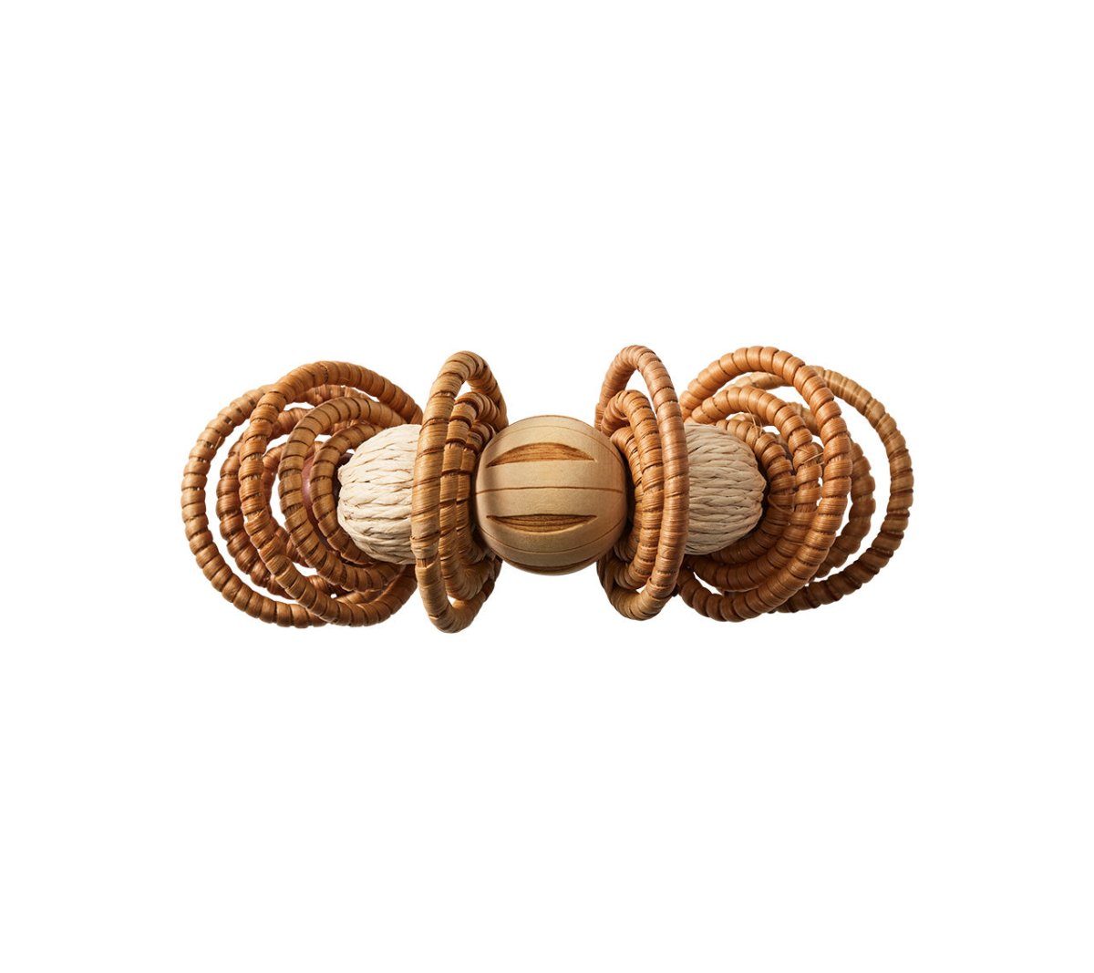 Calypso Napkin Ring in Natural & Brown | Kim Seybert at Fig Linens and Home 2