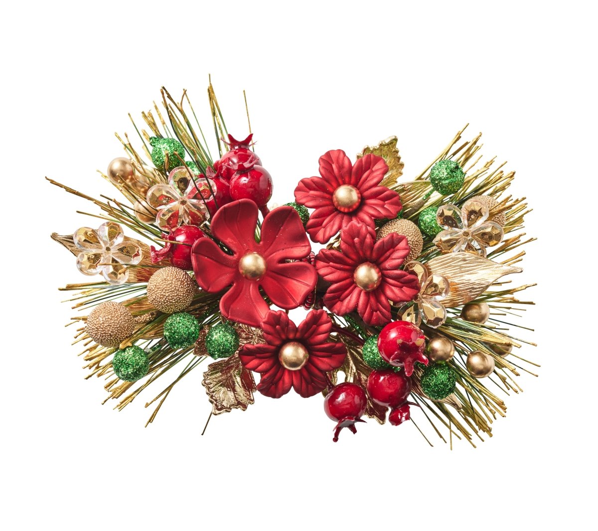 Christmas Carol Napkin Rings Set of 4 by Kim Seybert at Fig Linens and Home - Holiday Table 1