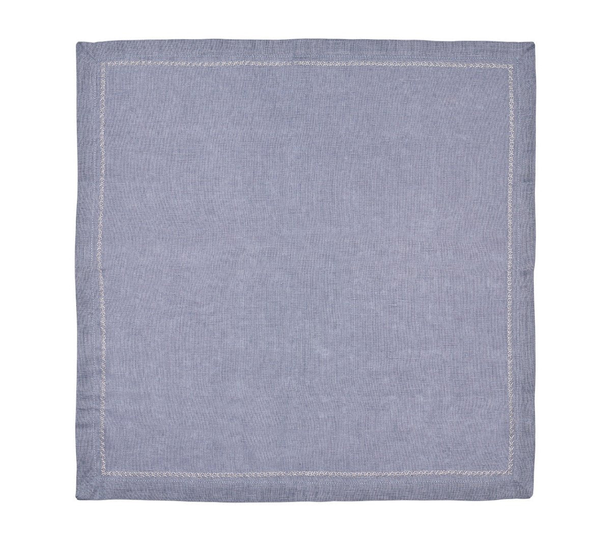 Classic Napkin in Dusty Blue | Set of 4 Napkins by Kim Seybert at Fig Linens and Home View 2