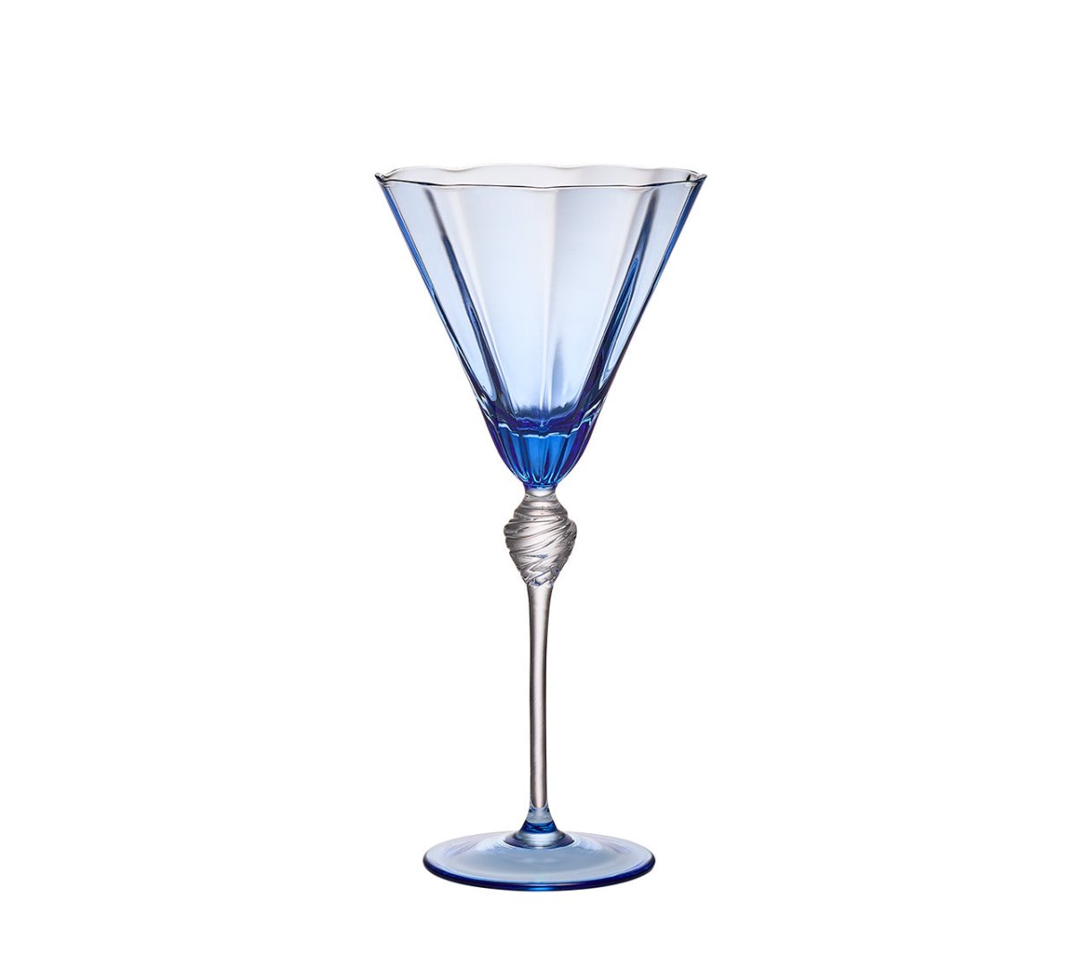 Daphne Goblet in Blue by Kim Seybert at Fig Linens and Home