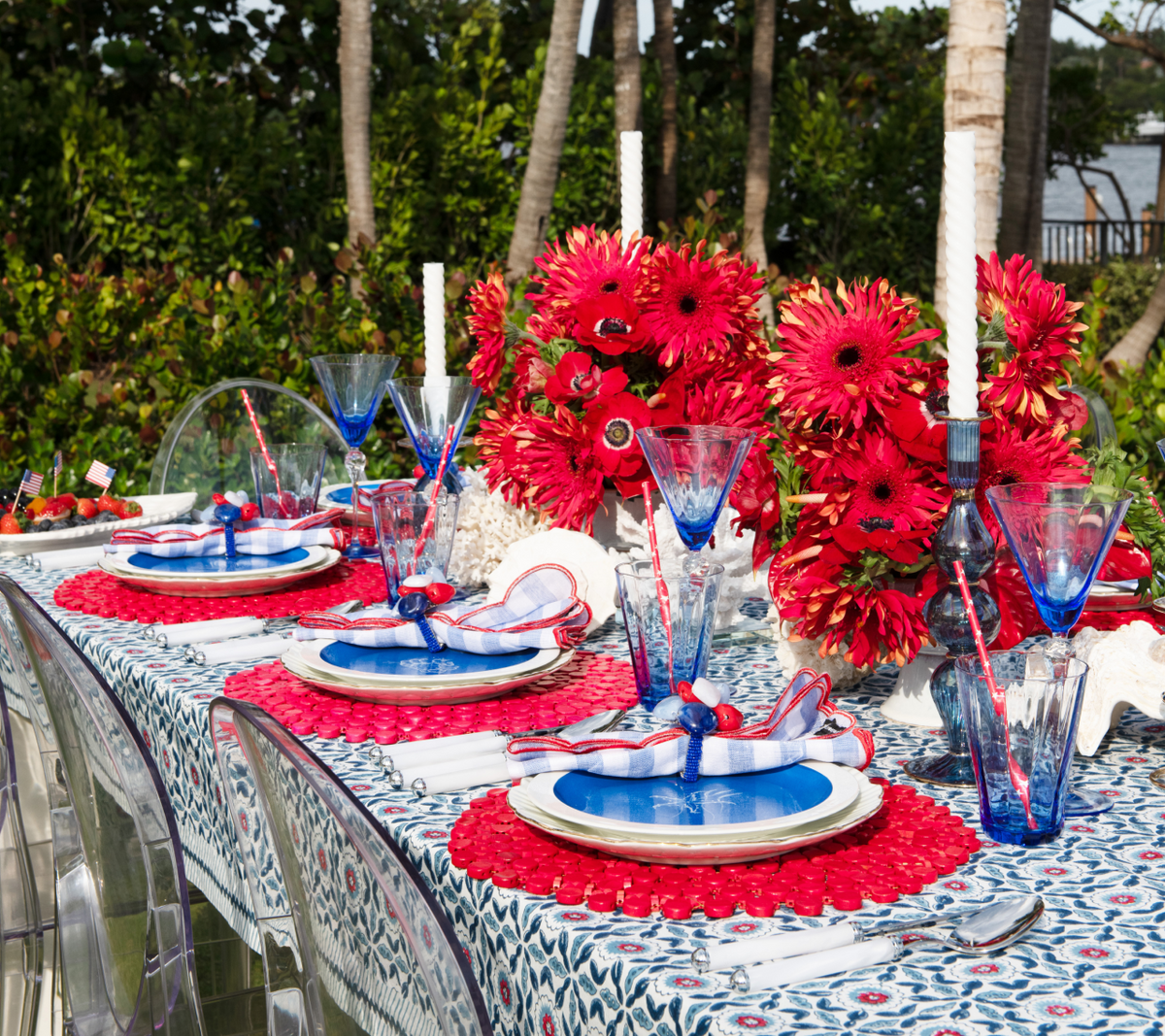 Daphne Wine Glass in Blue Set of 4 by Kim Seybert | Glassware at Fig Linens and Home 5