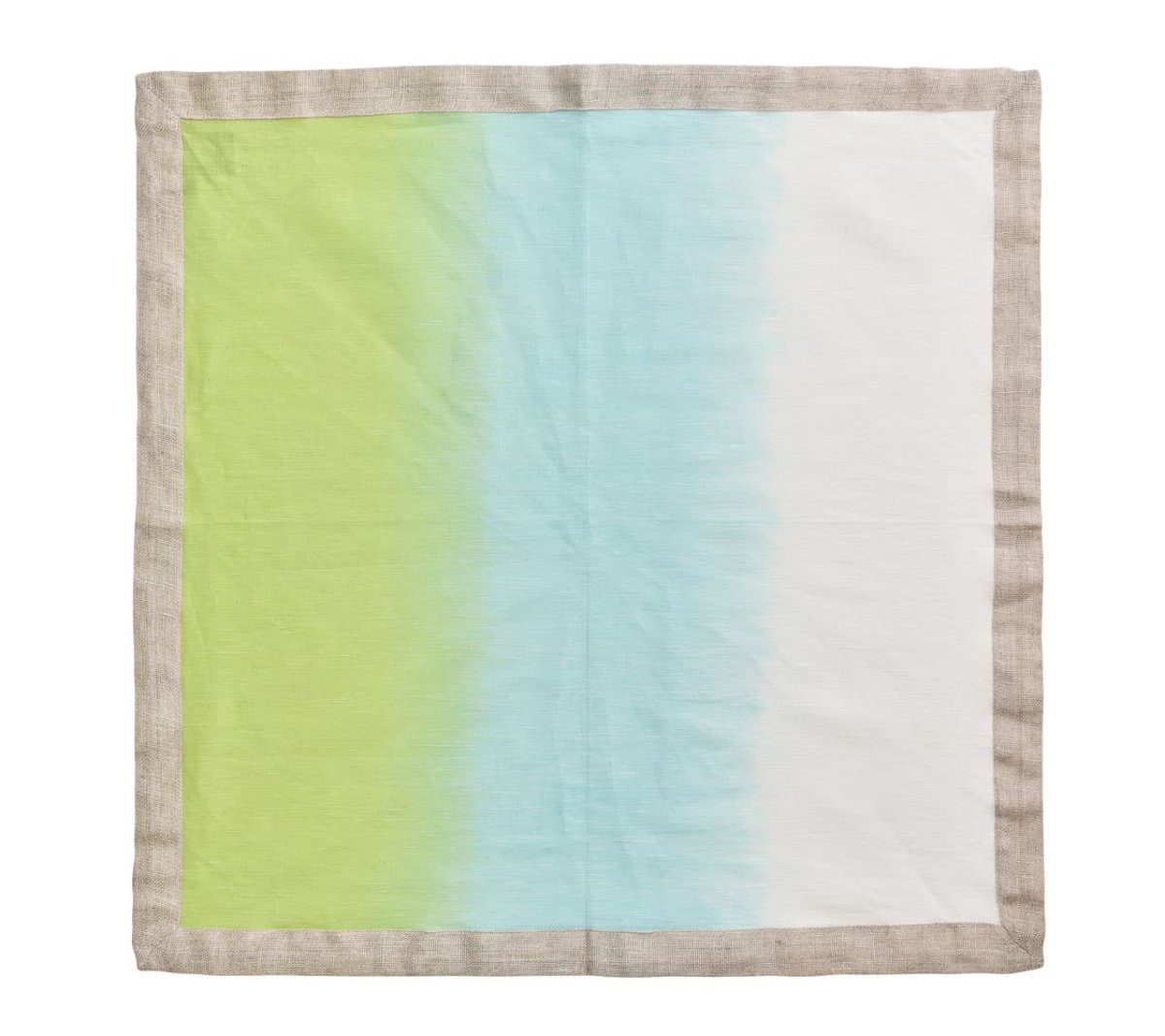 Dip Dye Napkin in Blue & Green Set of 4 by Kim Seybert 2