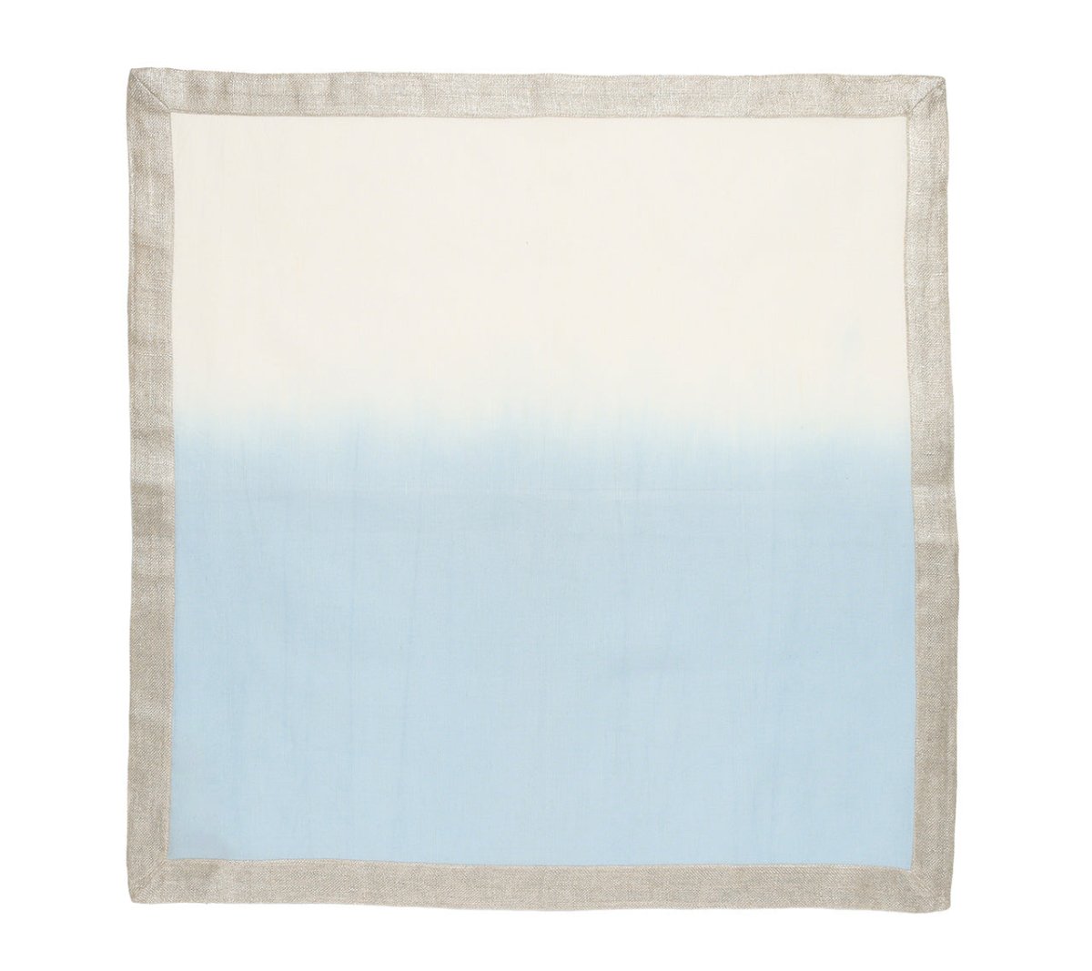 Dip Dye Napkin in White & Periwinkle Set of 4 by Kim Seybert 2