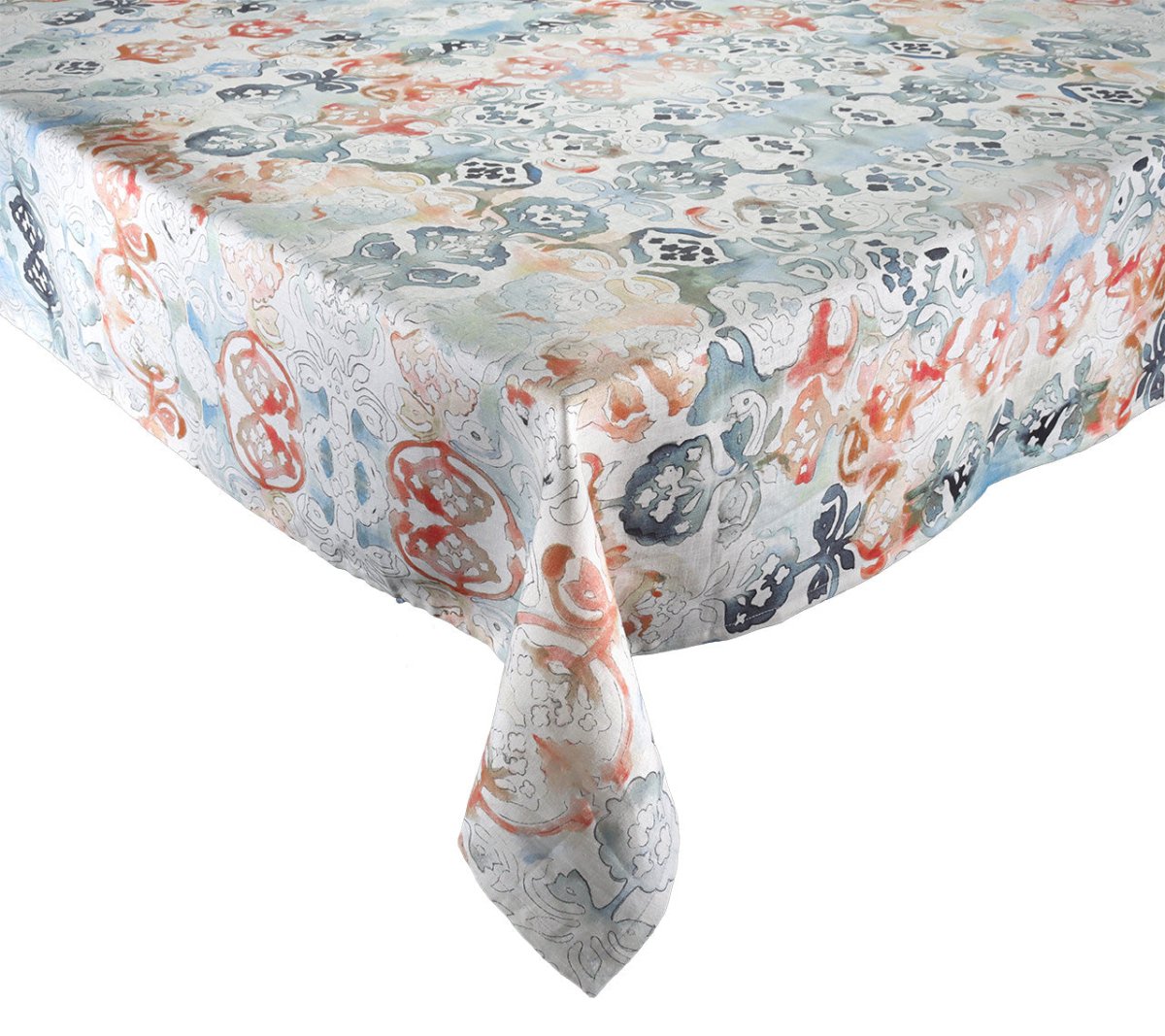Giverny Tablecloth in Multi Kim Seybert Multi 21"L x 21"W x 0.1"H at FIG LINENS AND HOME 1