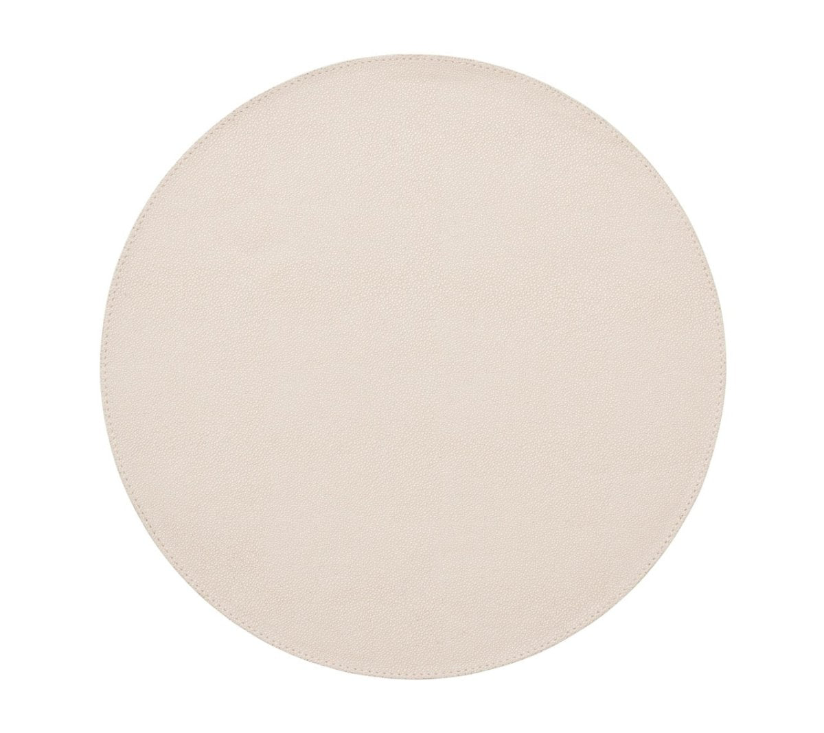 Icons Placemat in Ivory & Natural by Kim Seybert at Fig Linens and Home - Ivory Side