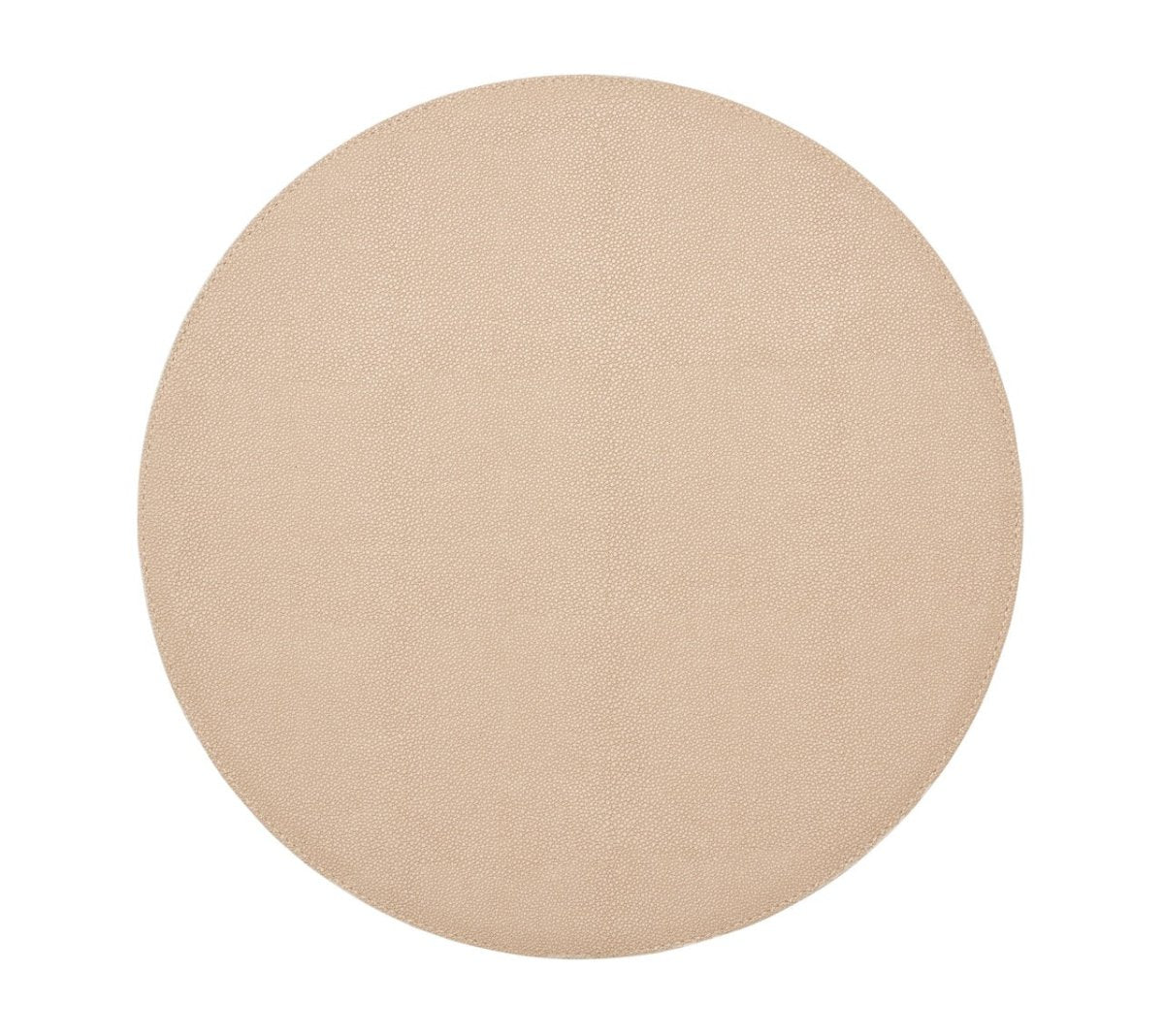 Icons Placemat in Ivory & Natural by Kim Seybert at Fig Linens and Home - Natural Side