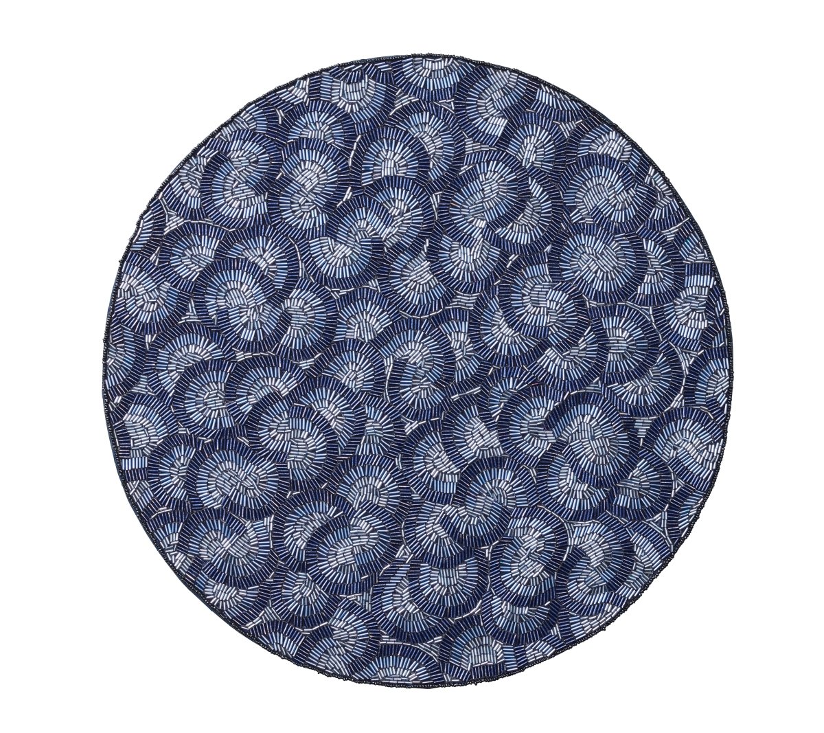 Lune Placemat in Blue, Set of 2 Kim Seybert