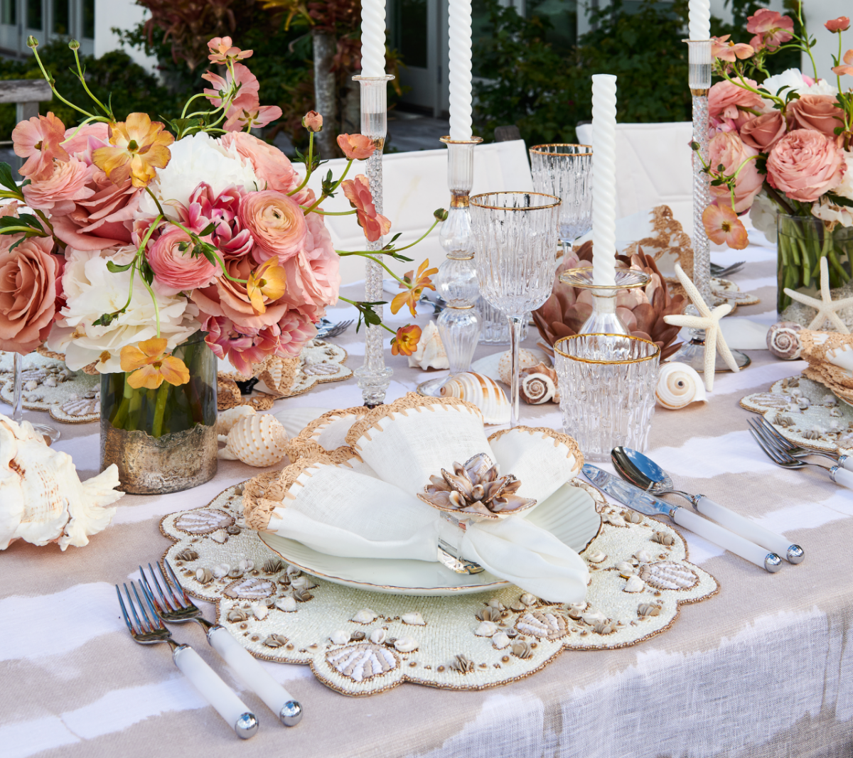 Ripple Clear Candlestick Detail 4 | Kim Seybert at Fig Linens and Home