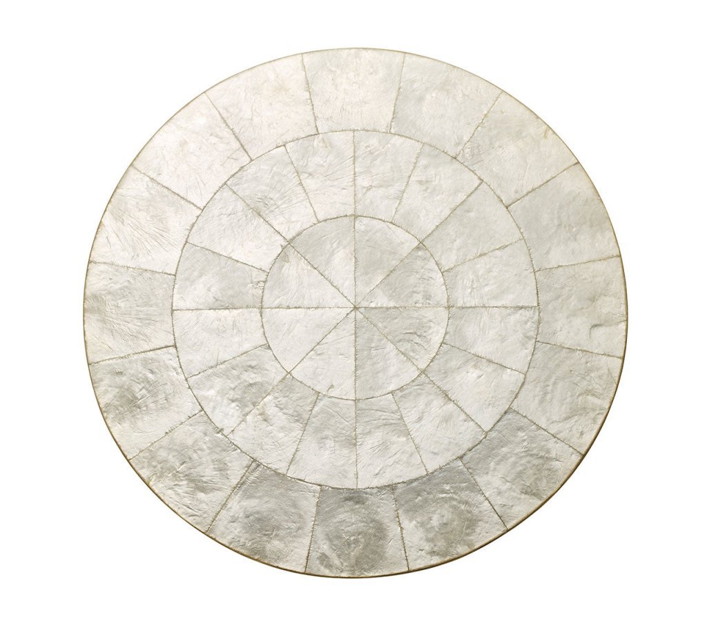 Round Capiz Natural Placemat | Kim Seybert at Fig Linens and Home