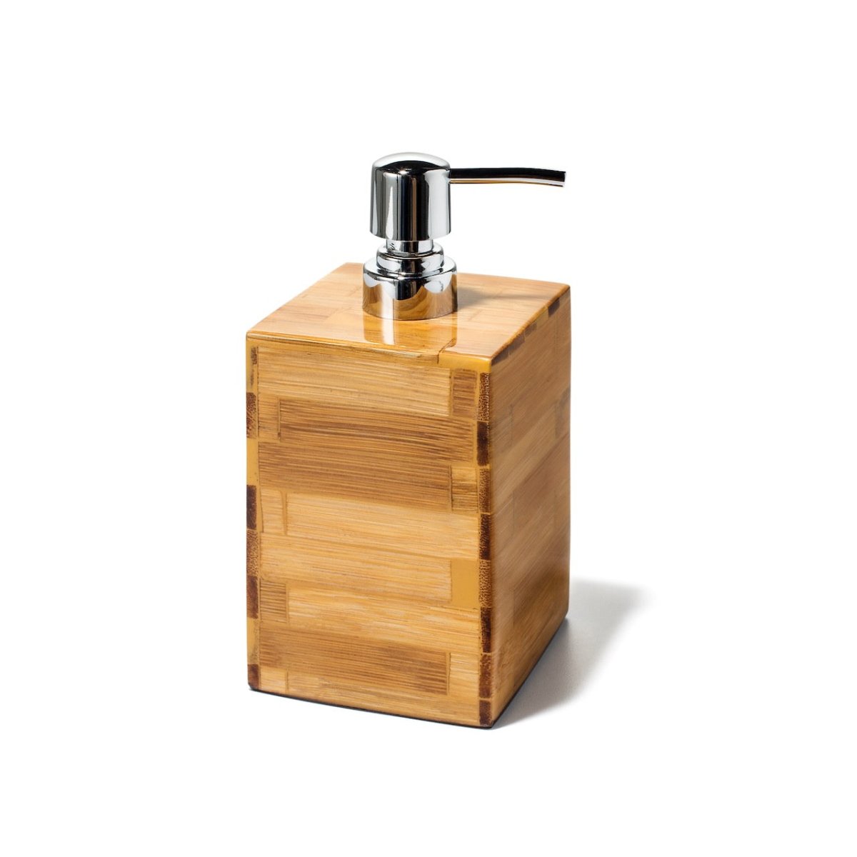 Bamboo Veneer Soap Dispenser LADORADA at Fig Linens and home