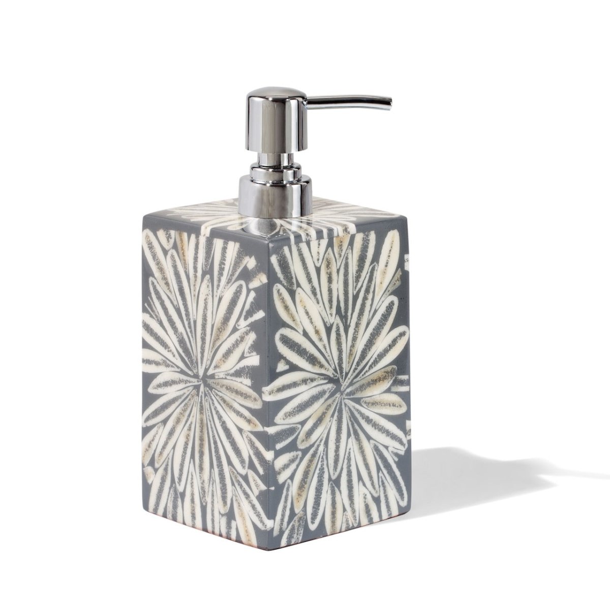 Gray Almendro Soap Dispenser | Ladorada at Fig Linens and Home