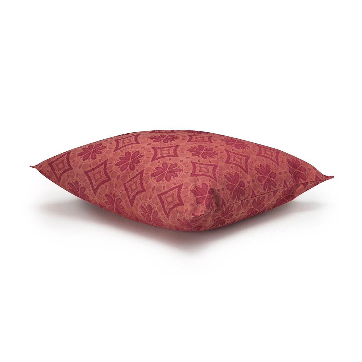 Arrière Pays Pink Outdoor Pillows by Le Jacquard Français - 23x23 Cushion Cover