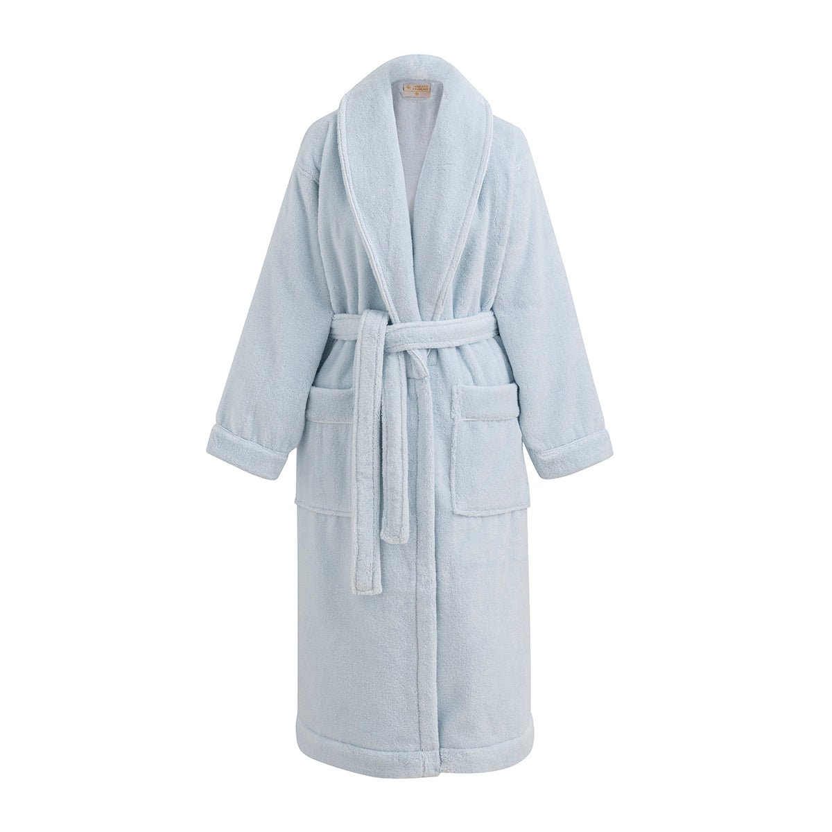 Caresse Light Blue Robe by Le Jacquard Francais at Fig Linens and Home