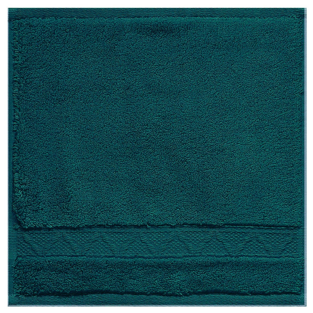Caresse Darkgreen Washcloth By Le Jacquard Francais