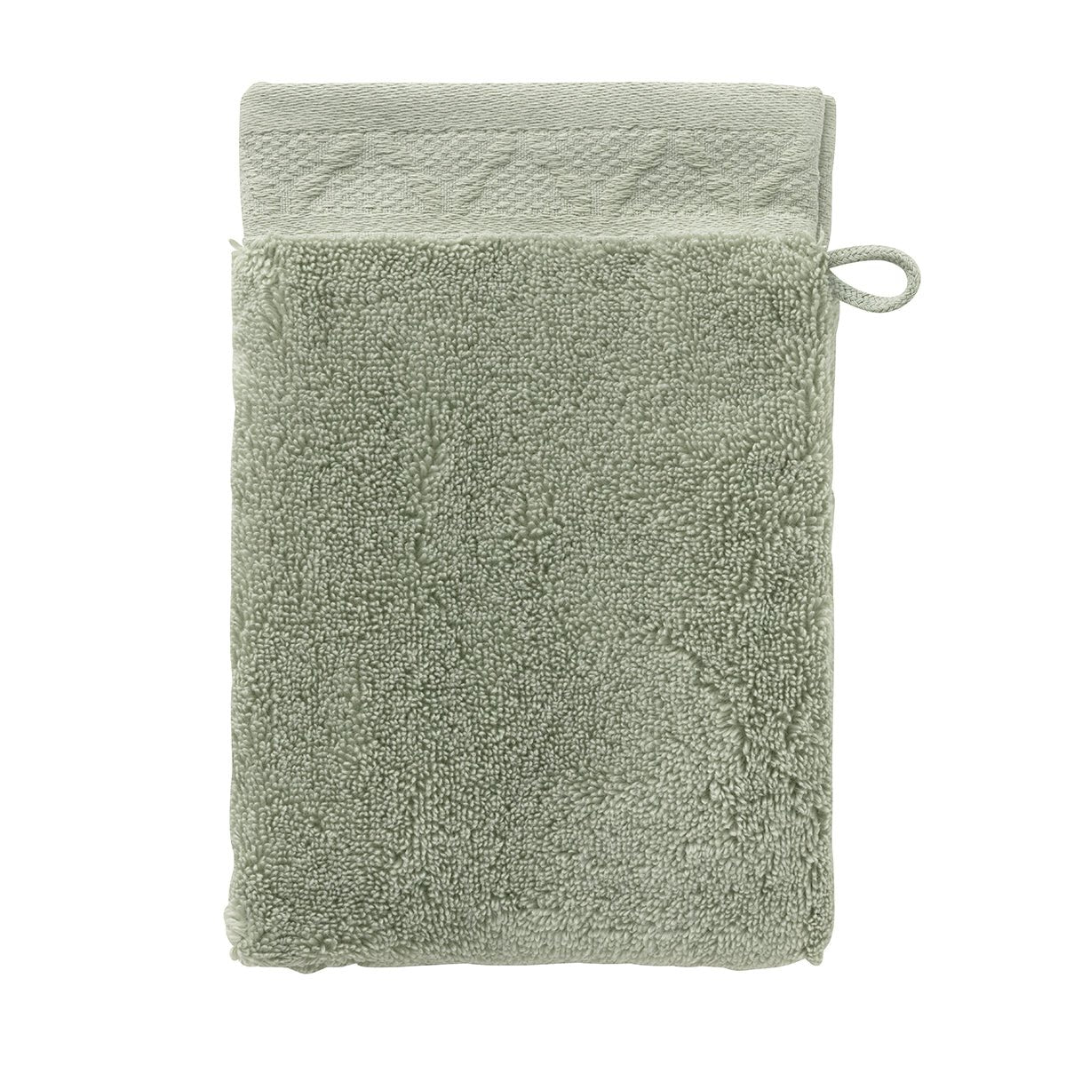 Caresse Green Wash Mitt By Le Jacquard Francais