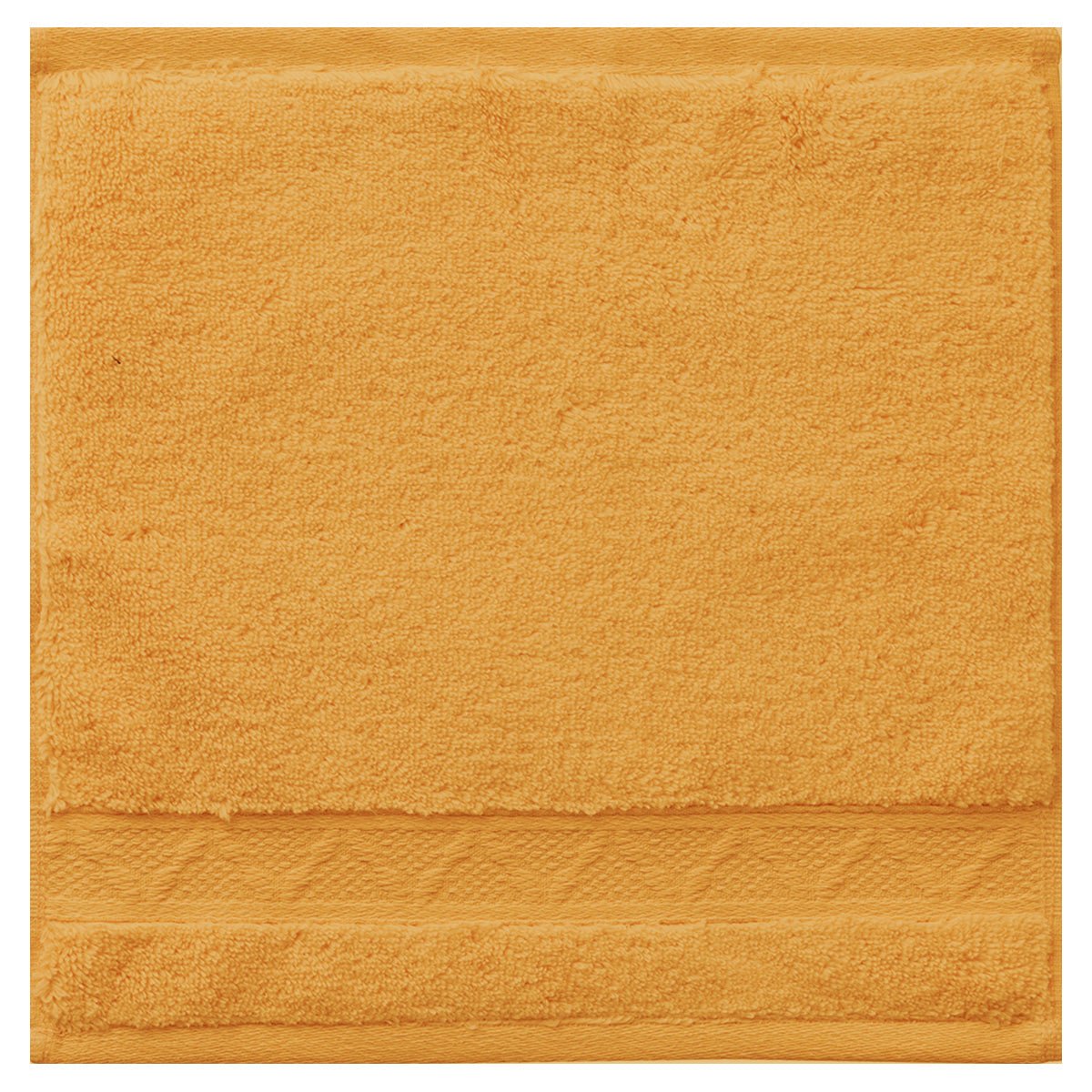 Caresse Yellow Washcloth By Le Jacquard Francais