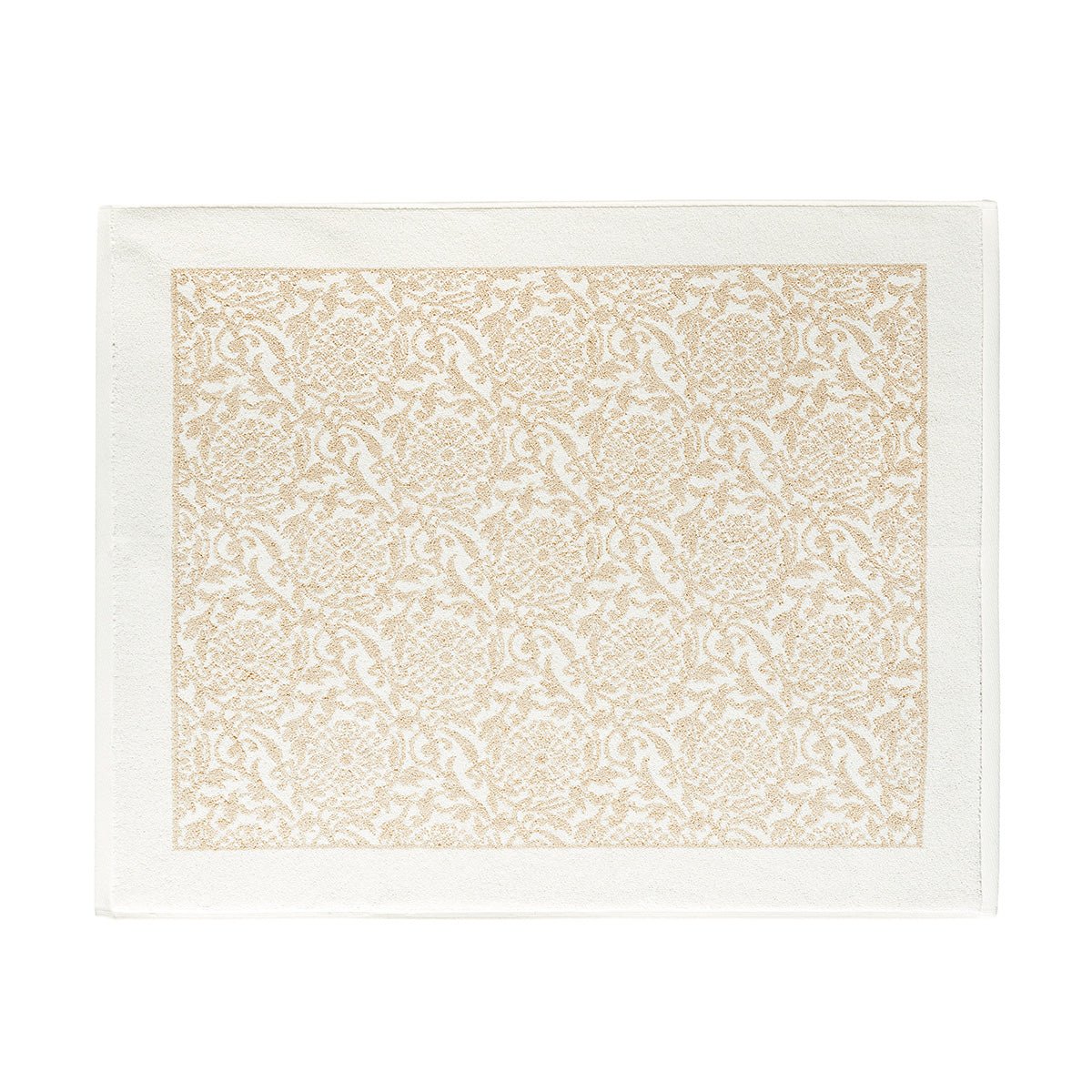 Charme Crème Bath Tub Mats by Le Jacquard Francais at Fig Linens and Home