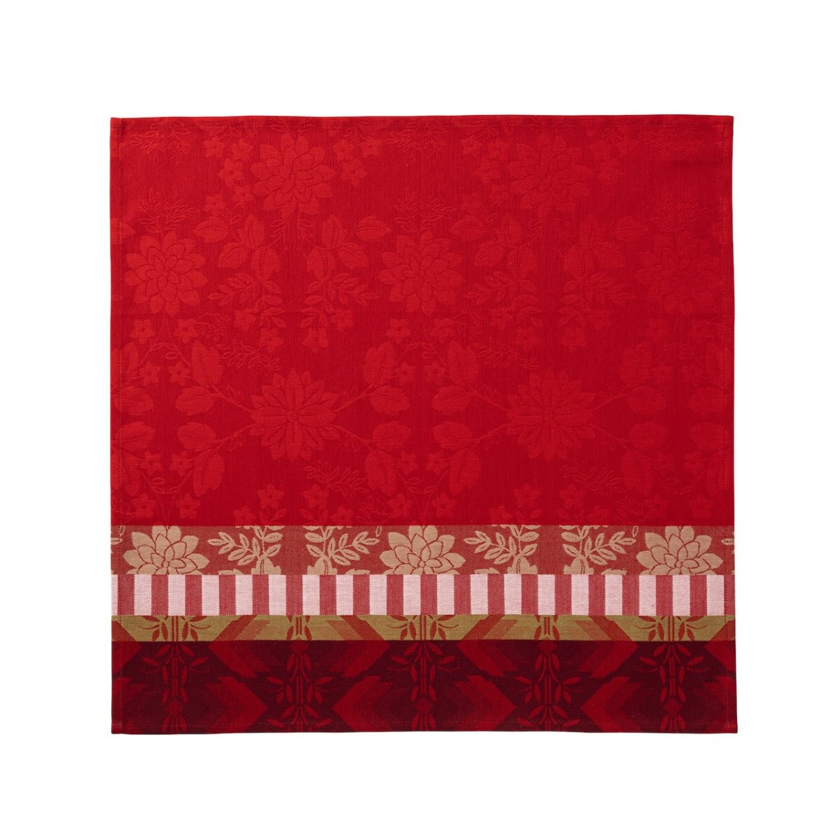 Gipsy Red Napkins | Cloth Napkins by Le Jacquard Français at Fig Linens and Home 3