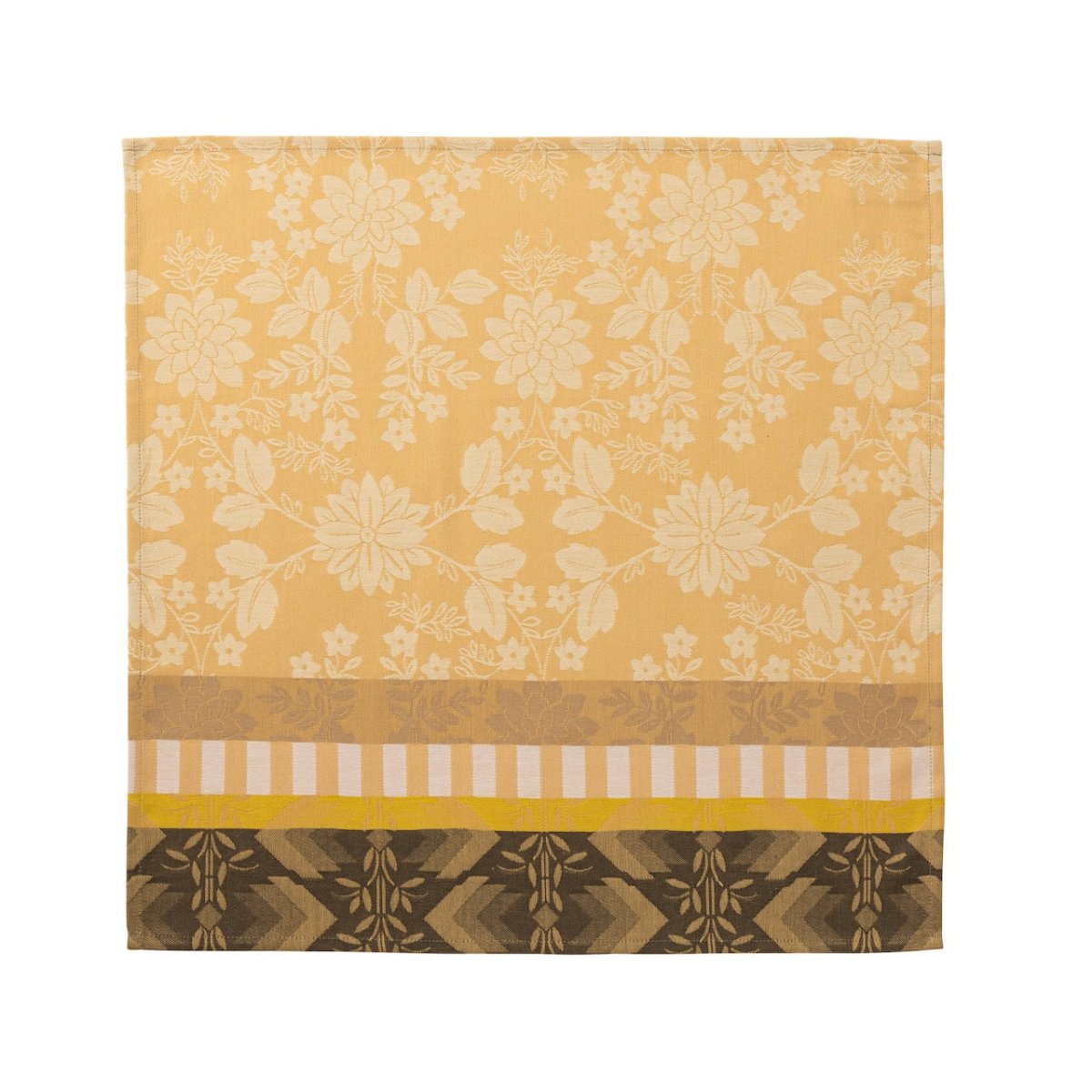 Gipsy Yellow Napkins | Cloth Napkins by Le Jacquard Français at Fig Linens and Home 2