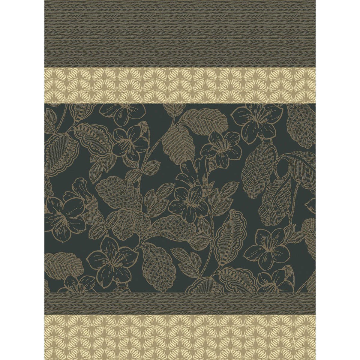 Sulawesi Green Tea Towel by Le Jacquard Français at Fig Linens and Home