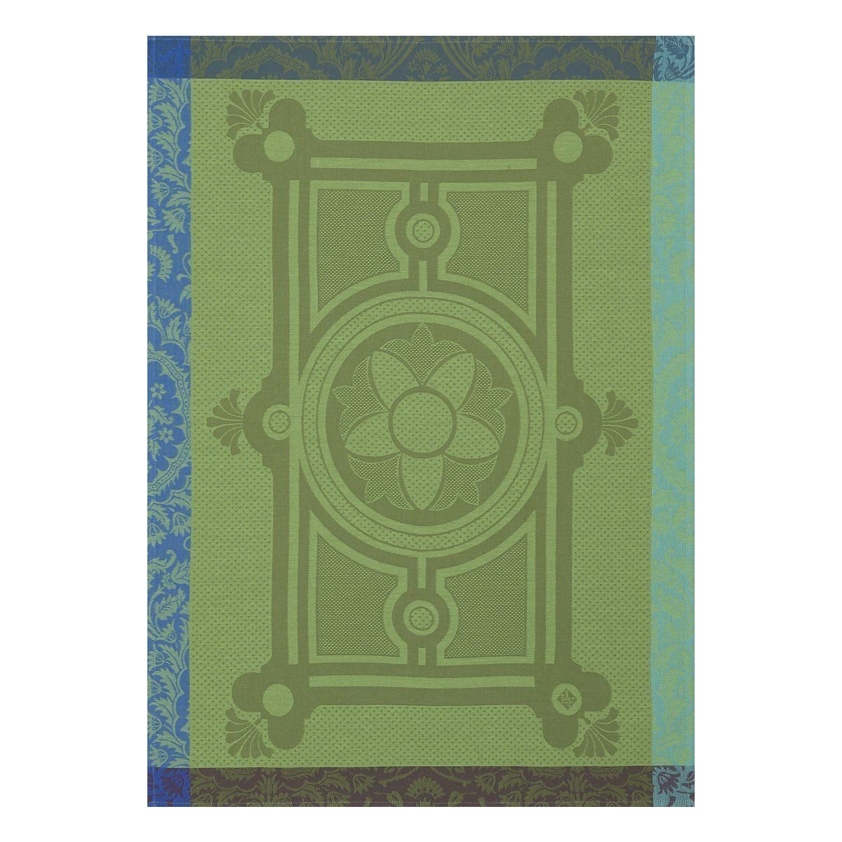 Le Jacquard Français Jardin Francais Green Tea Towel Set of 4 by Le Jacquard Francais - 24" x 31" Tea Towels - Set of 4 Green at FIG LINENS AND HOME - 1