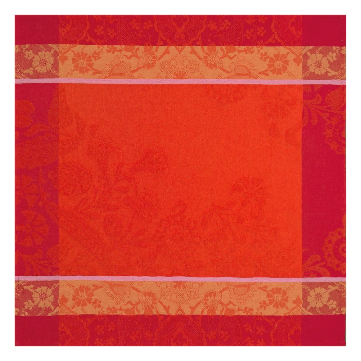 Voyage Iconique Red Napkins By Le Jacquard Francais at Fig LInens and Home
