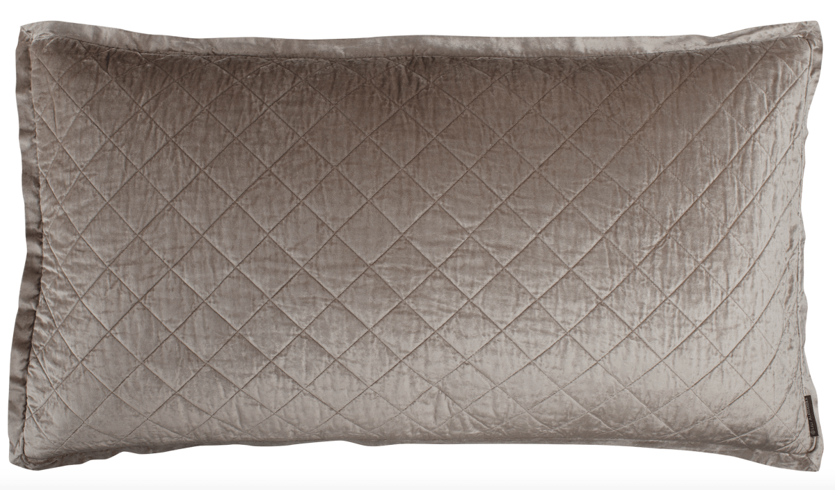 Chloe Fawn Velvet King Sham by Lili Alessandra
