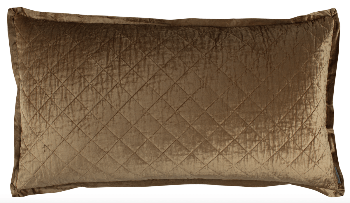 Lili Alessandra Chloe Straw King Pillow - Fig Linens