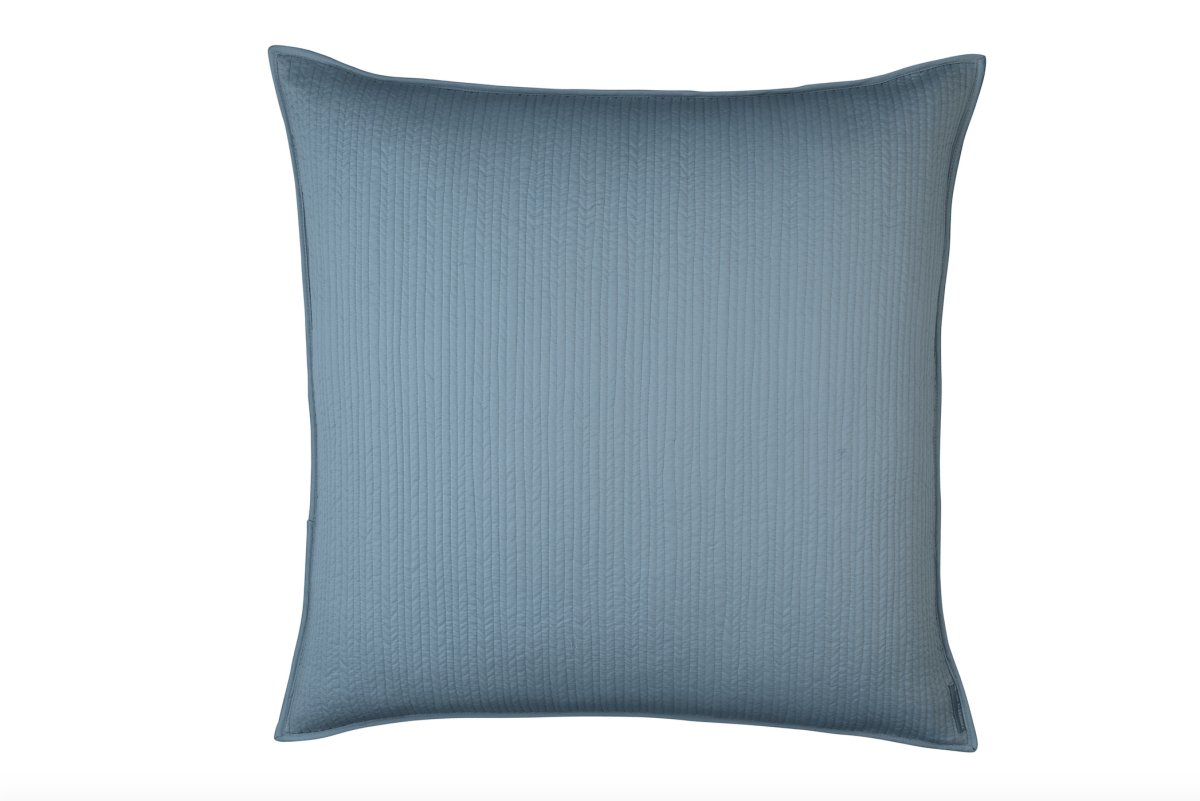 Lili Alessandra Retro Blue euro at fig linens