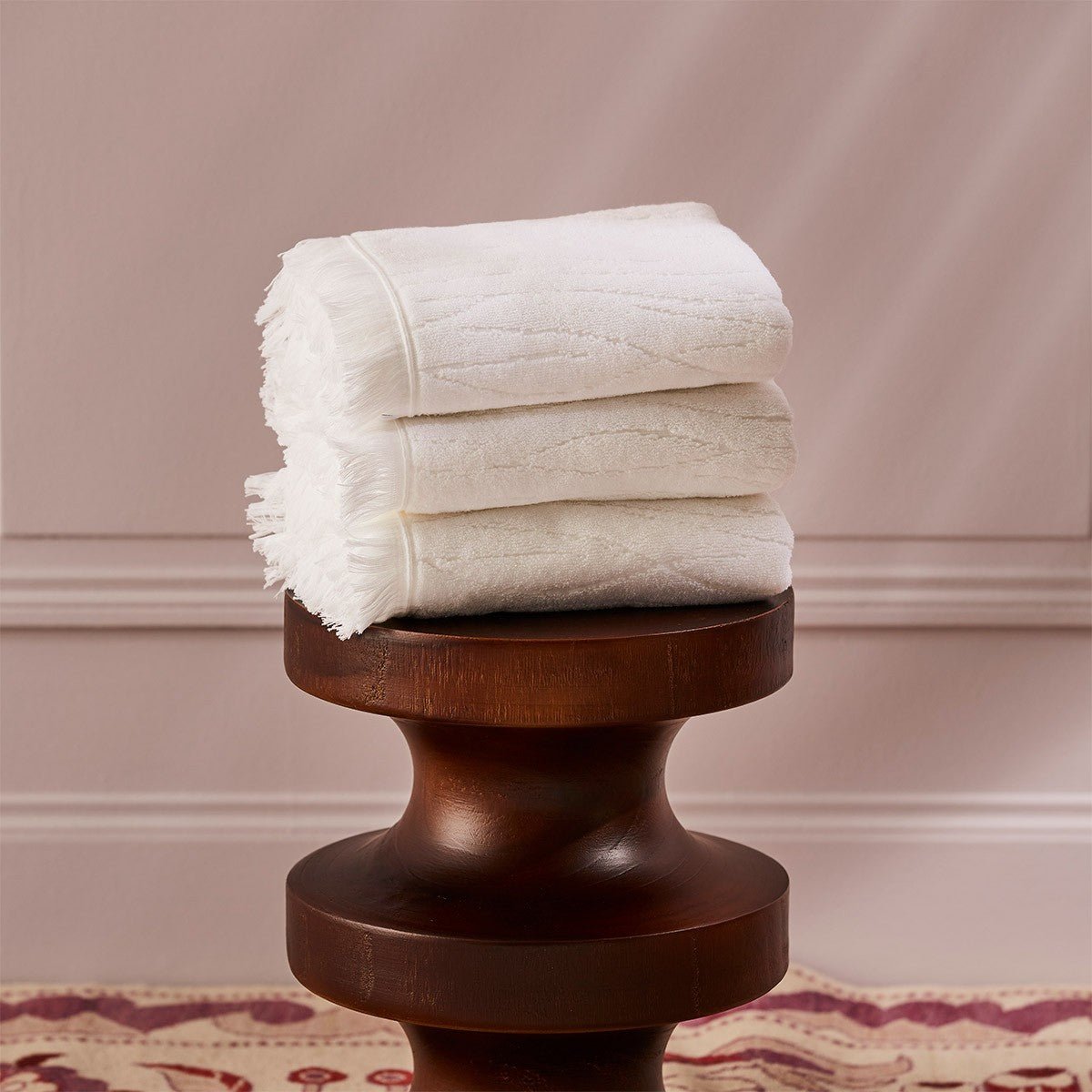 Luciole Organic Cotton Terrycloth Towels by Yves Delorme at Fig Linens and Home