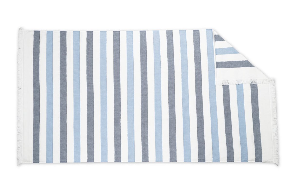 Matouk Amado Sailor Stripe Beach Towel at Fig Linens and Home