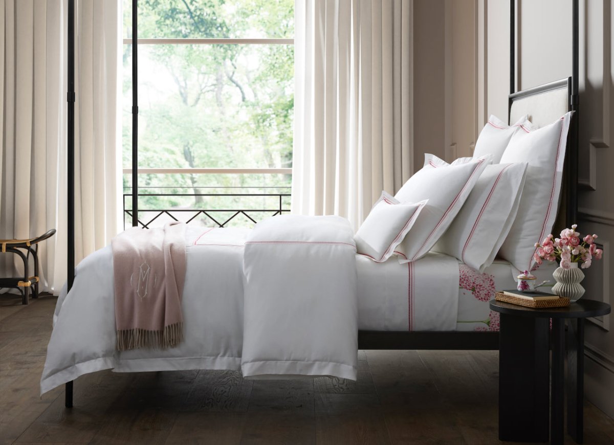Matouk Amara Triple Pearl Bedding at Fig Linens and Home - View 3
