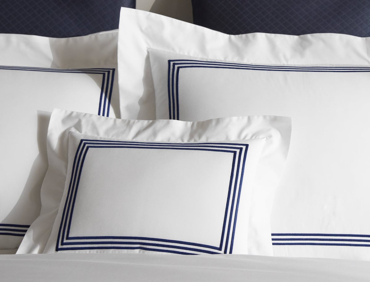 Bel Tempo Ceylon Percale Bedding by Matouk at Fig Linens and Home - View 3