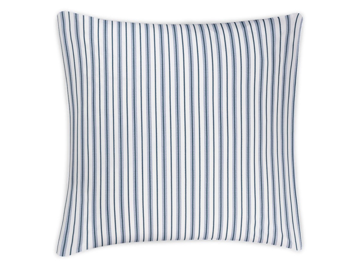 Euro Square Sham - Calypso Prussian Blue Bedding by Matouk Schumacher at Fig Linens and Home