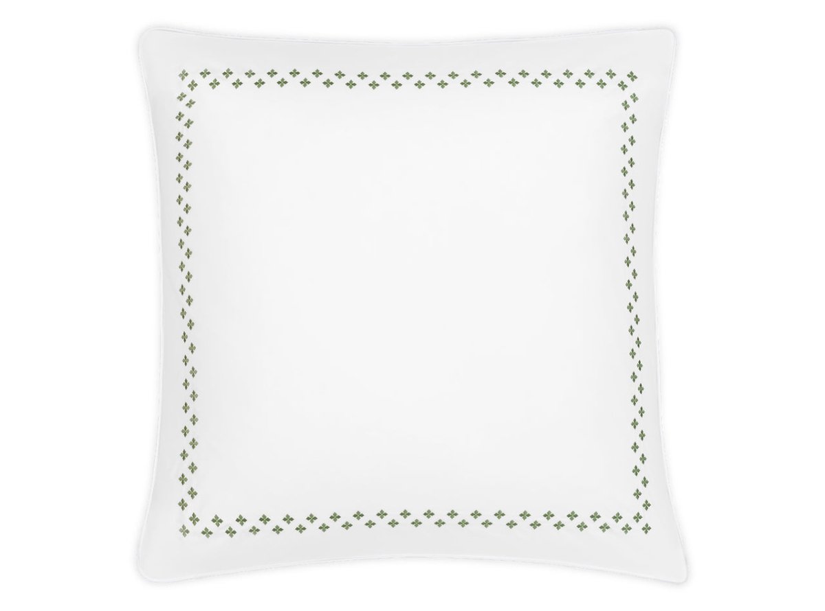 Matouk Casablanca Euro Sham in Clover at Fig Linens and Home