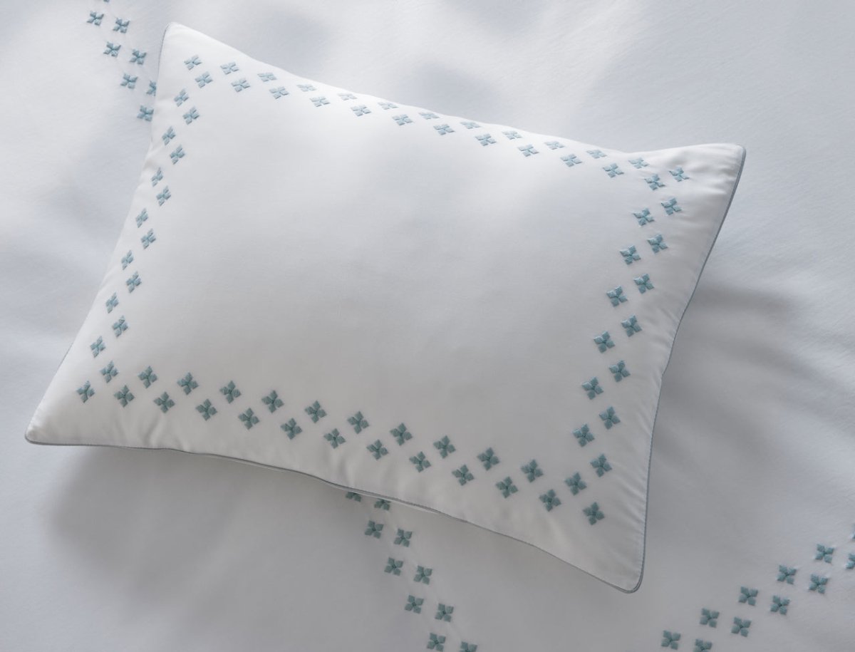 Matouk Casablanca Percale Bedding at Fig Linens and Home - Lifestyle View 2