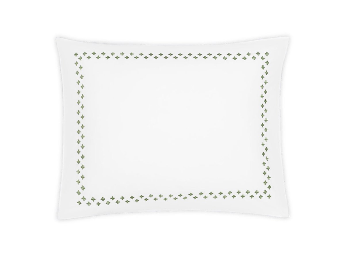 Matouk Casablanca Pillow Sham in Clover at Fig Linens and Home